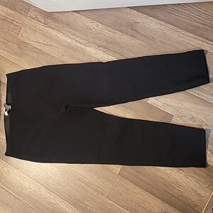 White House Black Market Womens Elegant Black Ankle Trousers